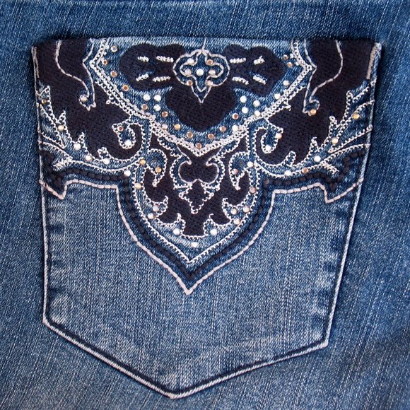 NY&C Curvy Bootcut Sits At Lower Waist Tag Sz 4 - Picture 4 of 7